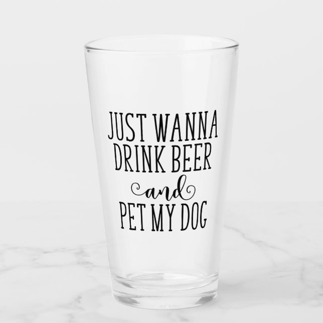 Verre Conception Amusante Pour Les Amateurs De Chiens Et (Devant)