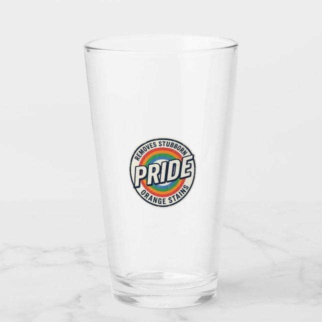 Verre Conception de badge arc-en-ciel de protestation de (Devant)
