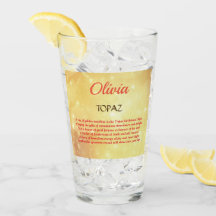 Conception de Birthstone Topaz en novembre