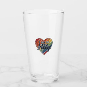 Verre Conception de chemise vectorielle cœur allié arc-e