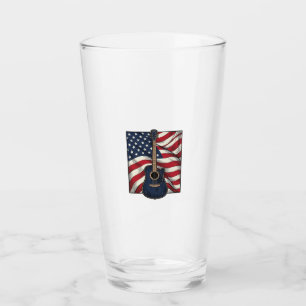 Verre Conception de chemise vectorielle drapeau patrioti