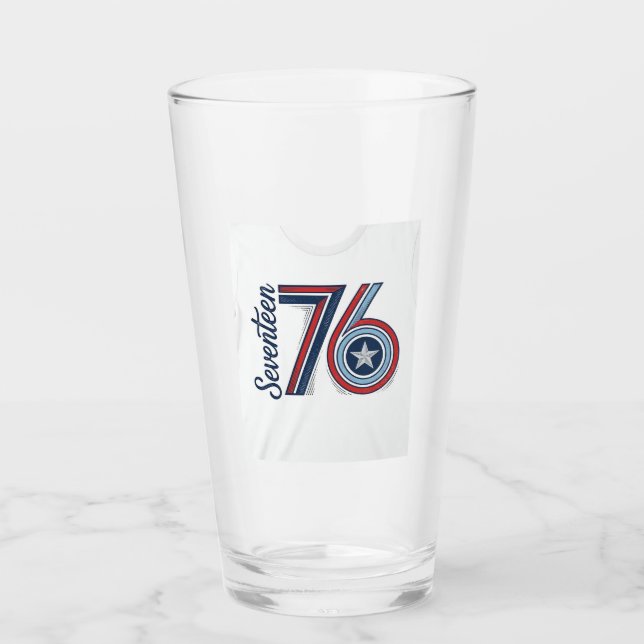 Verre Conception de chemise vectorielle patriotique Vint (Devant)
