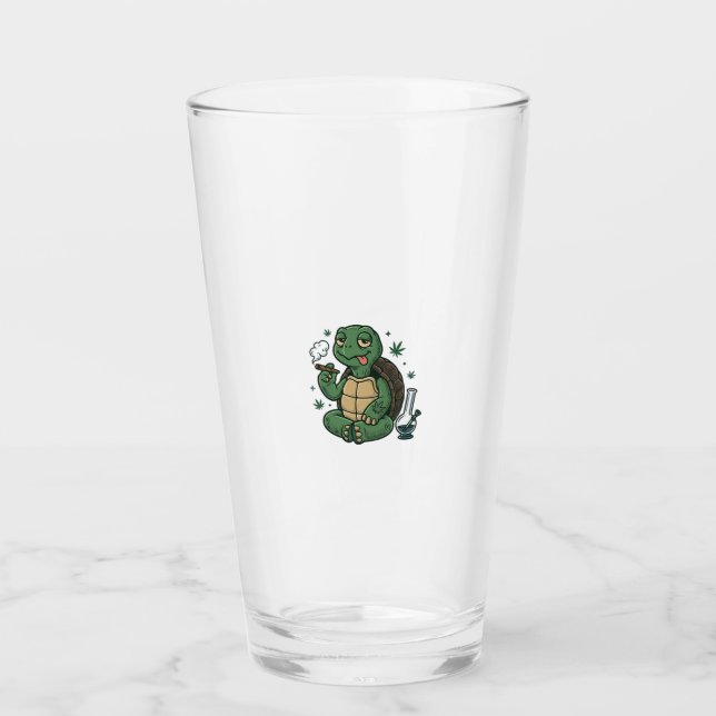 Verre Conception de chemise vectorielle tortue stoner vi (Devant)