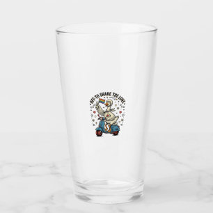 Verre Conception de chemise vintage Funny Goose Scooter