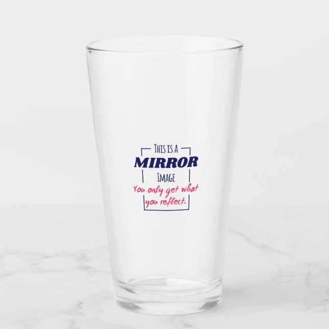 Verre Conception de motivation Mentalité de réflexion da (Devant)