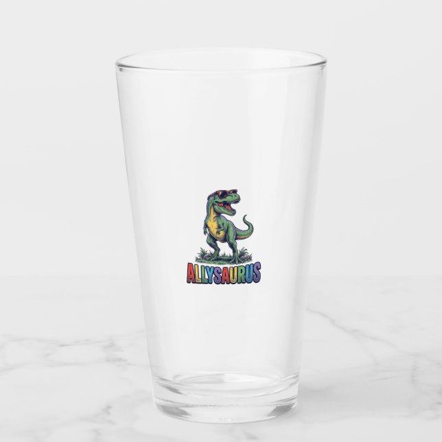 Verre Conception de t-shirt Allysaurus Lunettes de solei (Devant)