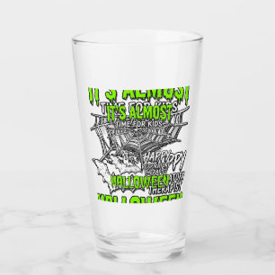 Verre Conception de toile d'araignée d'Halloween pour th