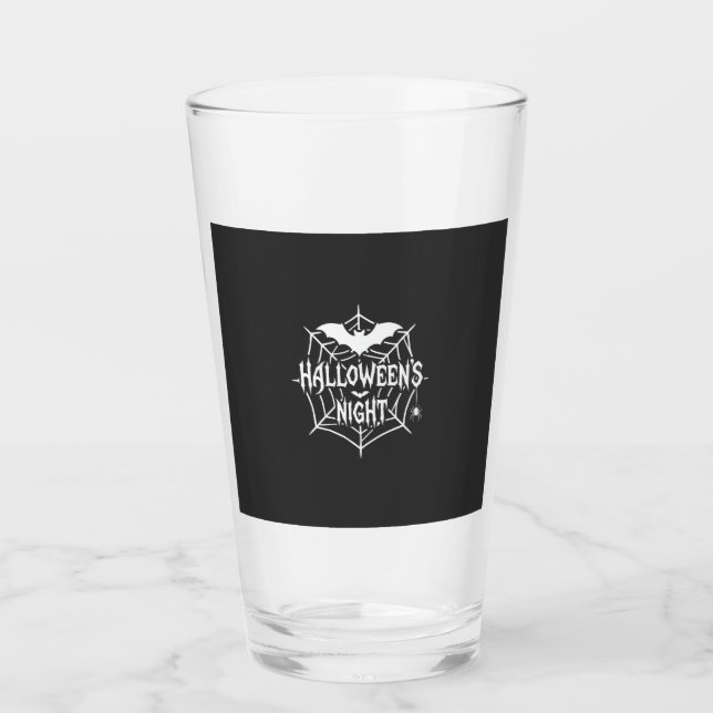 Verre Conception de vecteur de toile d'araignée de chauv (Devant)