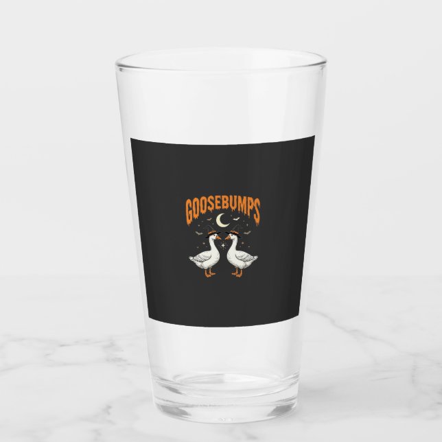 Verre Conception de vecteur d'oies de sorcière d'Hallowe (Devant)