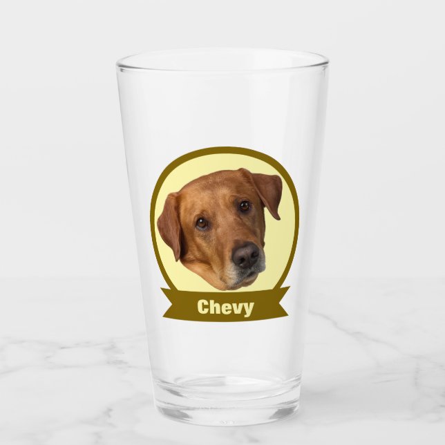 Verre Conception personnalisée des animaux (Devant)