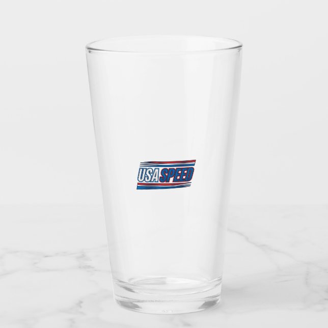 Verre Conception vectorielle vintage patriotique de cour (Devant)