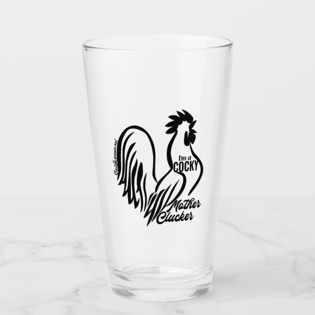 Verre Confiture Mère Clucker Pint Glass (Devant)