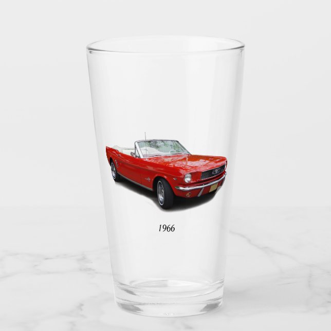 Verre convertible rouge 1966 (Devant)