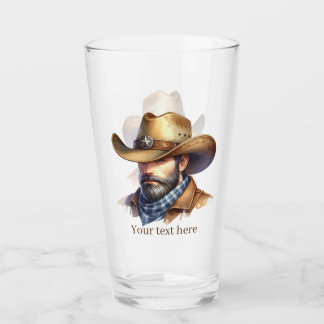 Verre Cool Western Sheriff ajouter du texte