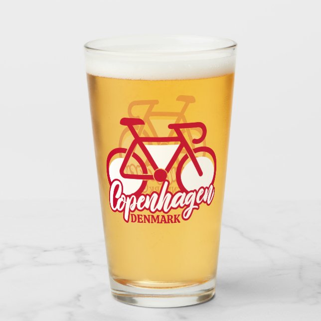 Verre Copenhague Danemark Cyclisme (Dos (rempli))