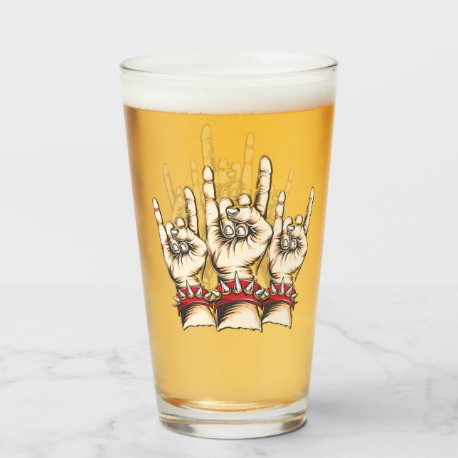 Verre Cornes (Devant (rempli))