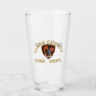 Verre Corps de sapeurs-pompiers du comté de Clark