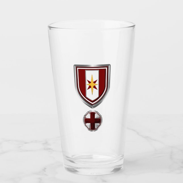 Verre Correctif personnalisé de la 44e Brigade Médicale  (Devant)