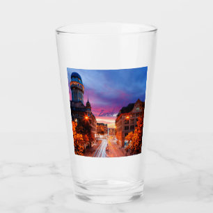 Verre Coucher de soleil à Zurich Suisse