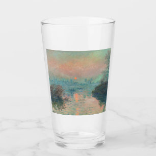 Verre Coucher de soleil de Monet sur la Seine Impression