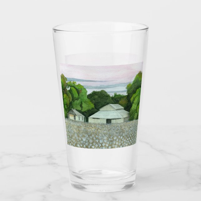 Verre Coucher de soleil du Sud (Devant)