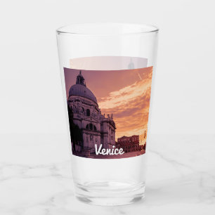 Verre Coucher de soleil sur la basilique de Venise