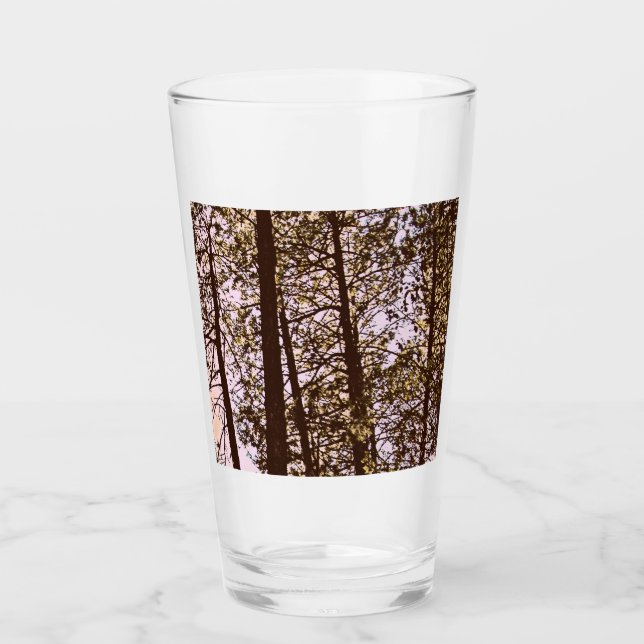 Verre Couleur par les arbres (Devant)