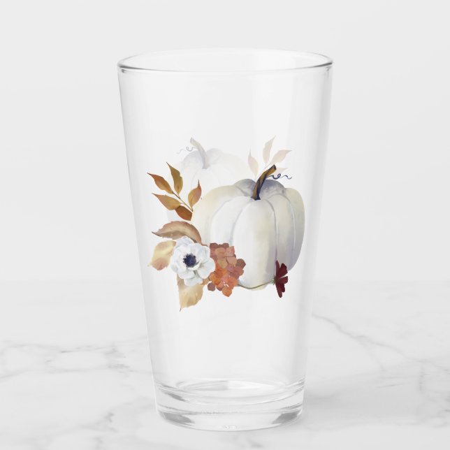 Verre Couleurs citrouille et Magnolia Fall (Devant)