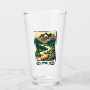 Verre Couleurs de la rivière Clackamas