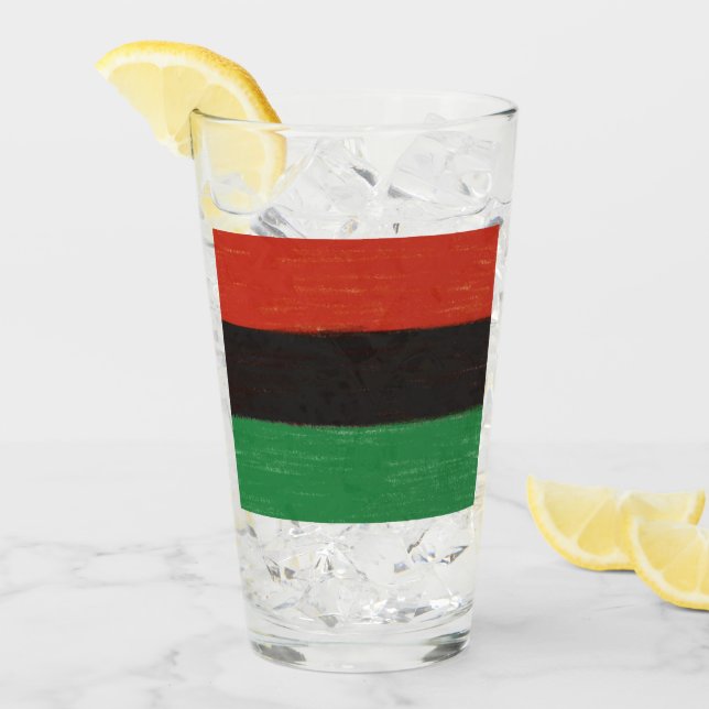 Verre Couleurs Kwanzaa (Devant glace)