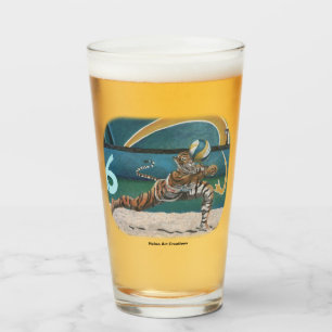 Verre Coupe Cat Warrior de volley-ball Imaginaire