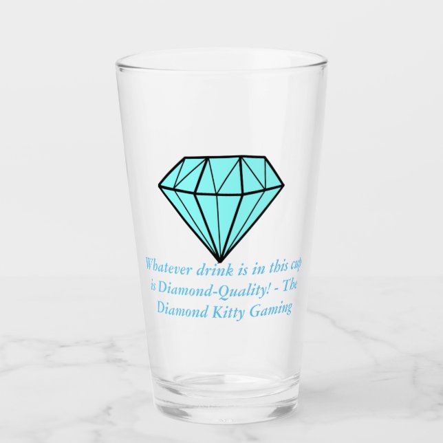 Verre Coupe Diamond Booking (Devant)
