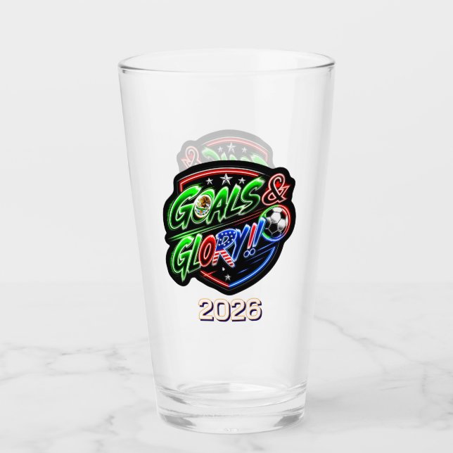 Verre Coupe du Monde 2026 Célébrer (Devant)