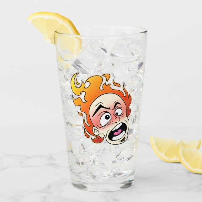 Verre Coupe Scovillelicic Fire Head Glass (Devant glace)