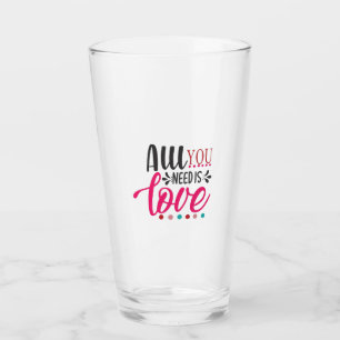 Verre Couple Art Tout Ce Dont Vous Avez Besoin Est L'Amo