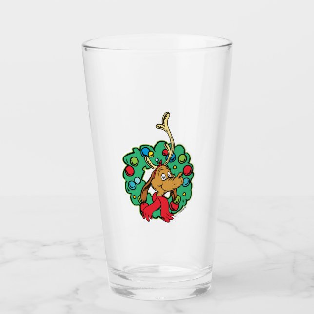 Verre Couronne de Noël de Grinch | Max (Devant)