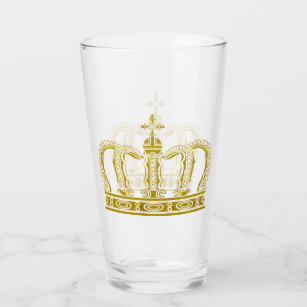 Verre Couronne d'or - luxe royal