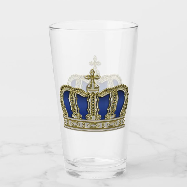 Verre Couronne d'or - luxe royal 5 (Devant)