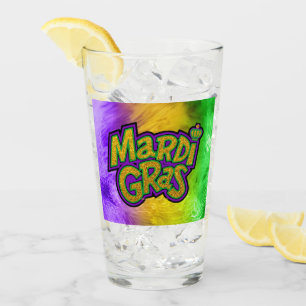 Verre Couronne festive de SlipperyJoe thème Mardi Gras r