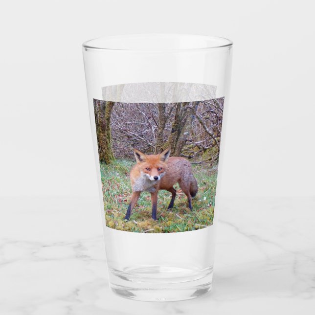 Verre Couteau Renard rouge (Devant)