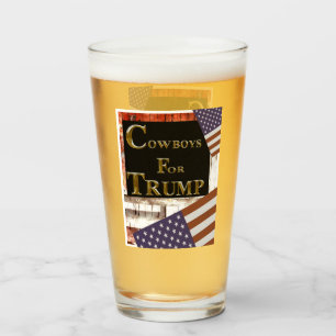 VERRE COWBOTS POUR TRUMP