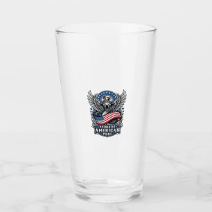 Verre Crâne de serpent patriotique Liberté Bête Hybride