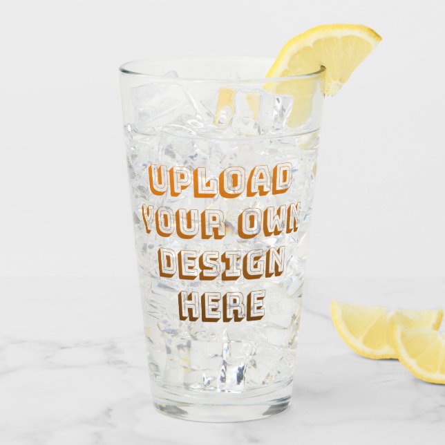 Verre Création de produit personnalisé (Dos glace)