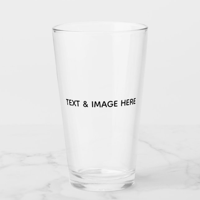 Verre Créez votre propre blanc (Devant)