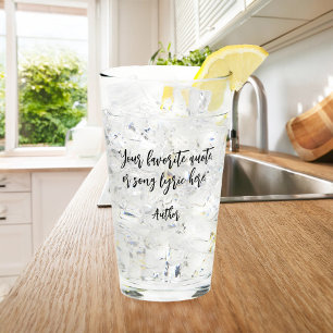 Verre Créez votre propre devis de calligraphie