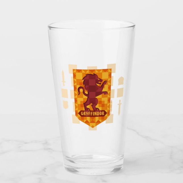 Verre Crête Abstraite Géométrique GRYFFINDOR™ (Devant)