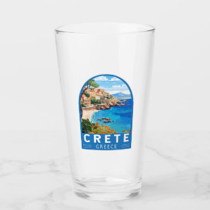 Verre Crète Grèce Travel Art Vintage