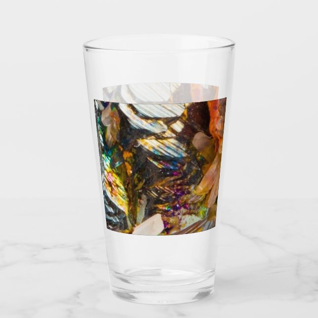 Verre Cristal d'Hématite Arc-en-Ciel (Devant)