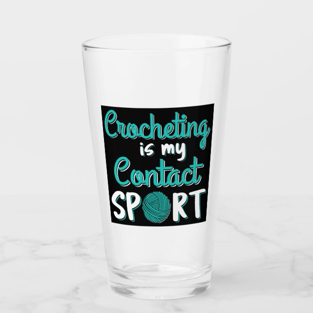 Verre Crochet est mon contact Sport (Devant)