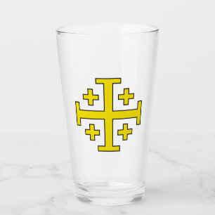 Verre Croix de Jérusalem